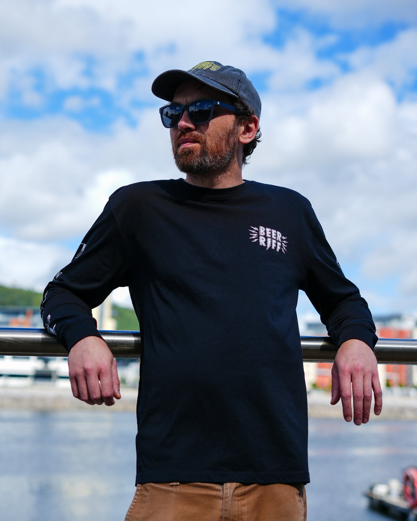 Beer Riff  LongSleeve Black