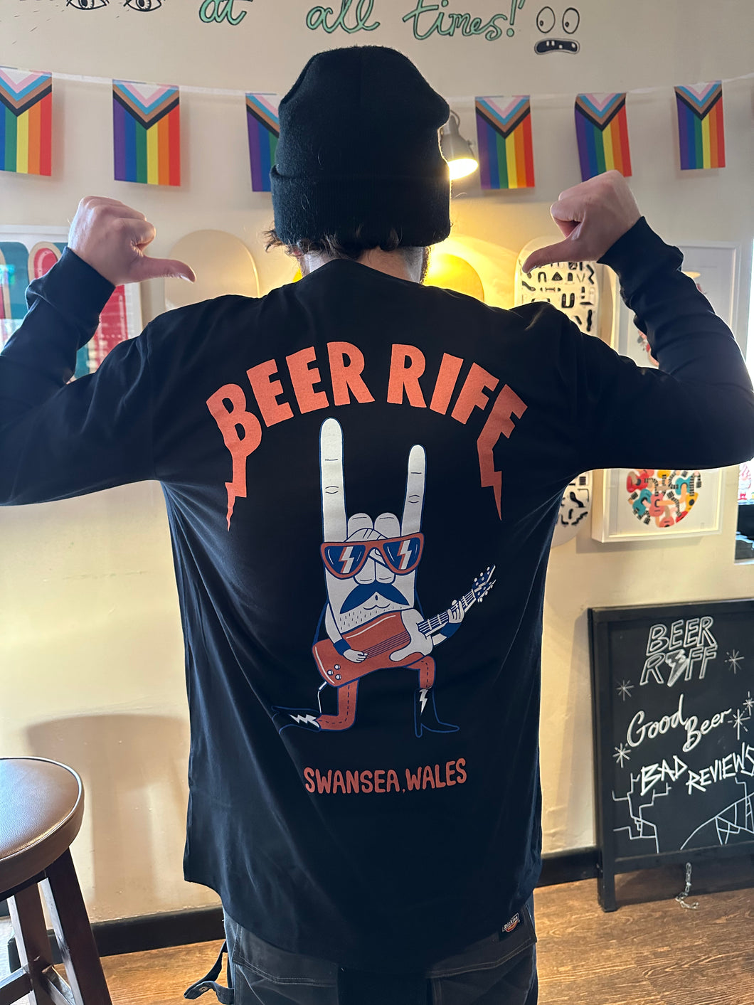 BeerRiff Rocker Longsleeve T-shirt