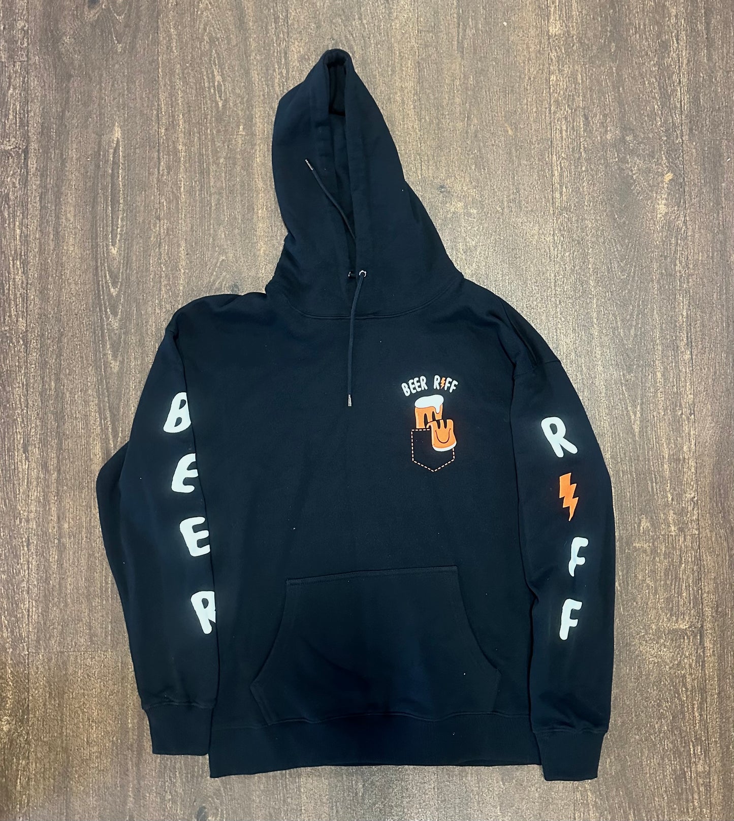 Beer Riff Smiley Hoodie